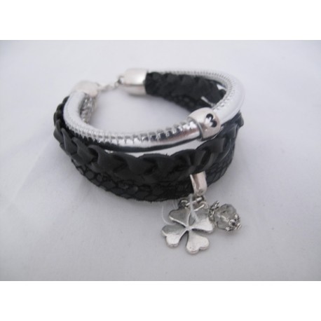 Leren armband
