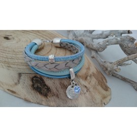 Lichtblauwe armband