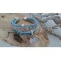 Lichtblauwe armband