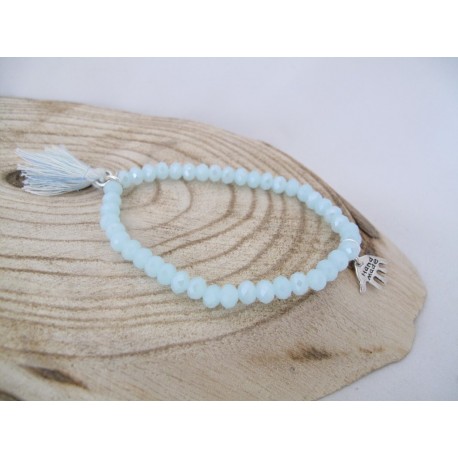 Lichtblauwe armband