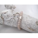 Licht perzikkleurige armband