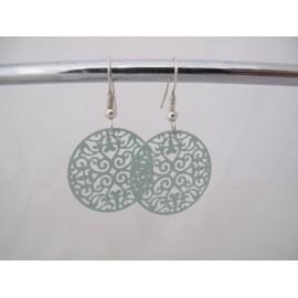 Turquoise Bohemian oorbellen