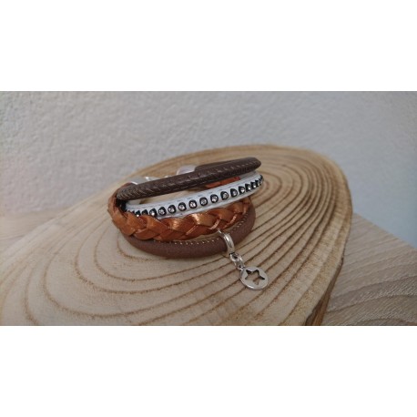 Koperbruine armband