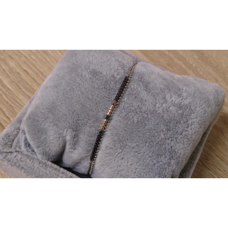 Taupe/grijs armbandje