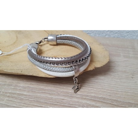 Leren armband