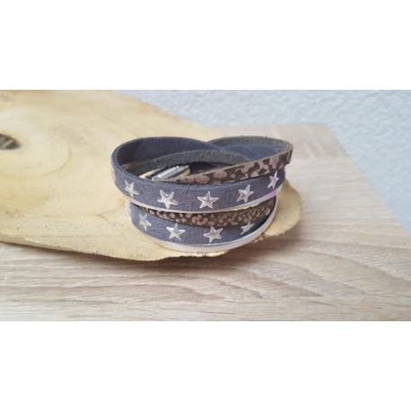 Leren armband