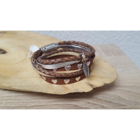 Leren armband