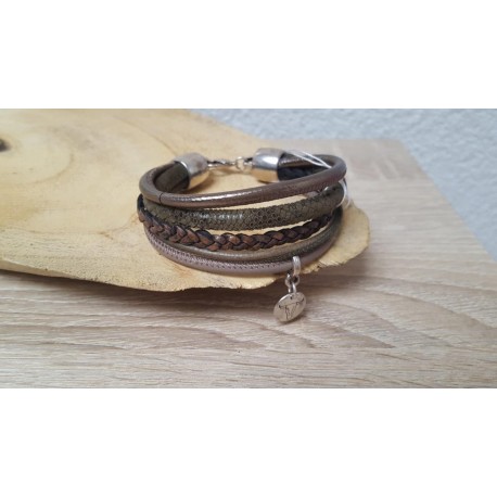 Leren armband