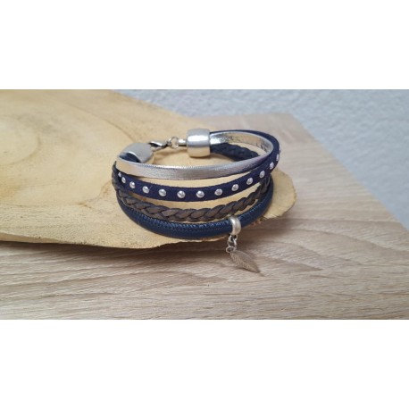 Leren armband