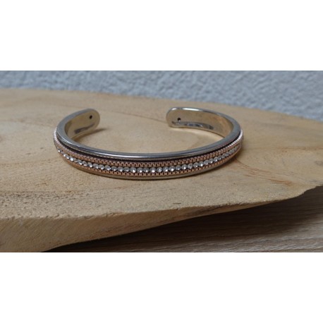 Metalen bangle armband