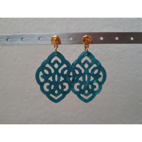 Resin oorbellen