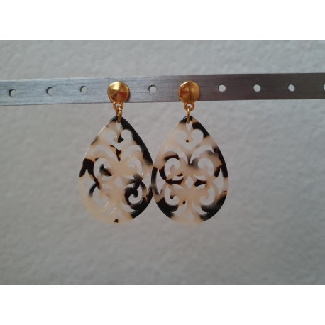Resin oorbellen