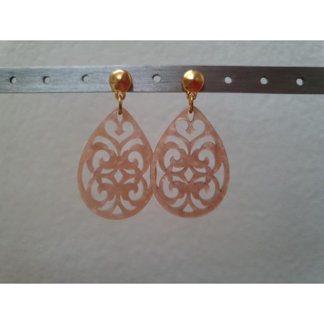 Resin oorbellen