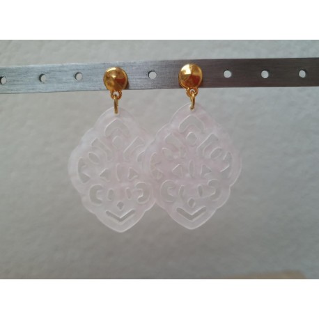 Resin oorbellen