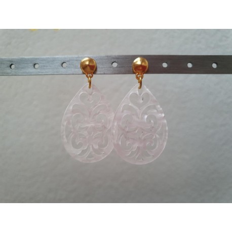 Resin oorbellen