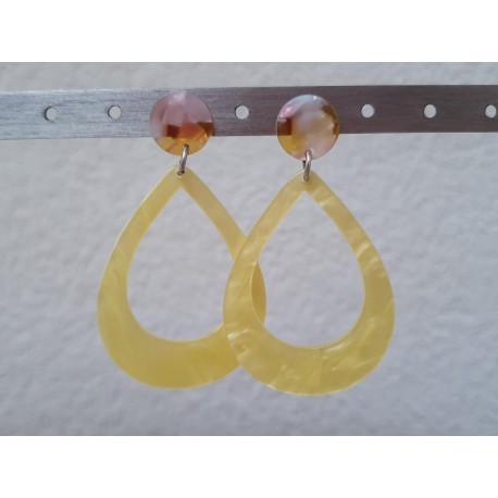 Resin oorbellen