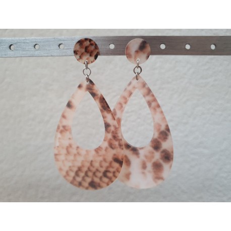 Resin oorbellen