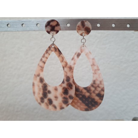 Resin oorbellen