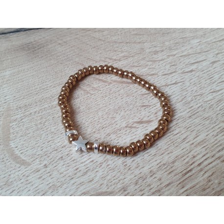 Koperkleurige armband
