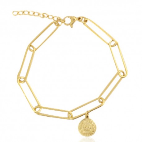 RVS armband goud