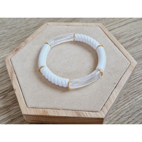 Tube armband wit