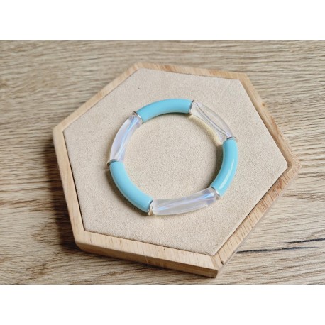 Tube armband lichtblauw