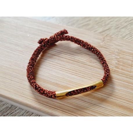 Armband van elastisch lint