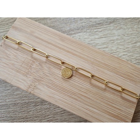 RVS armband grote schakels