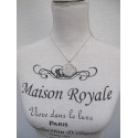 Kort ball chain zilver
